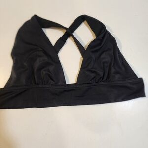 ASOS black bikini top size 12